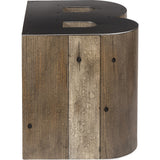 Resource Decor Alphabet Side Table | Letter B