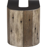 Resource Decor Alphabet Side Table | Letter U