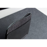 Kiko Leather Triple Pocket Card Case | Black 150