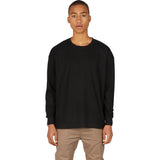 Zanerobe Waffle Rugger Long Sleeve Men's T-Shirt | Black