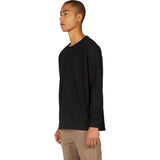 Zanerobe Waffle Rugger Long Sleeve Men's T-Shirt | Black
