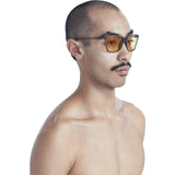 District Vision Keiichi District Sports Yellow Sunglasses | Gray