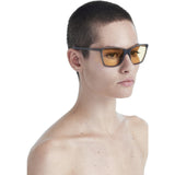 District Vision Keiichi District Sports Yellow Sunglasses | Gray