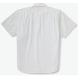Filson Men's Washed Short Sleeve Feather Cloth Shirt | White