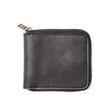 Filson Dawson Leather Zip Wallet One Size | Black