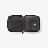 Filson Dawson Leather Zip Wallet One Size | Black