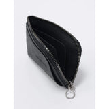 Cote & Ciel Zippered Wallet Recycled Leather, Black