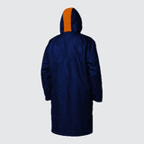 Zone3 Polar Fleece Parka Robe | Navy/Orange