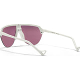 District Vision Nagata White Sunglasses | District Black Rose