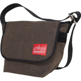 Manhattan Portage Small Waxed Vintage Messenger Bag | 1605V-WP BLK / 1605V-WP DBR / 1605V-WP FTAN / 1605V-WP NVY / 1605V-WP OLV