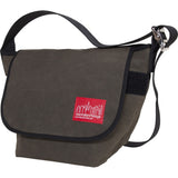 Manhattan Portage Small Waxed Vintage Messenger Bag | 1605V-WP BLK / 1605V-WP DBR / 1605V-WP FTAN / 1605V-WP NVY / 1605V-WP OLV