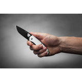 James Knives The Folsom Knife | Bone/Black KFOL3201