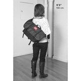 Manhattan Portage Large NY Minute Messenger Bag | Black 1625 BLK