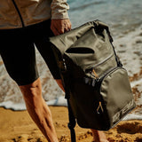 Zone3 Waterproof Backpack | Black/Orange