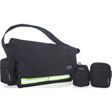 Manhattan Portage Medium Trinity Messenger Bag | Black 1650-BL BLK / Grey 1650-BL GRY