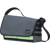Manhattan Portage Medium Trinity Messenger Bag | Black 1650-BL BLK / Grey 1650-BL GRY