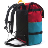 Topo Designs Flap Pack Backpack | Red/Turquoise