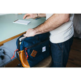 Topo Designs Mountain Briefcase | Navy/Leather