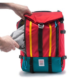 Topo Designs Mountain Pack Backpack | Red/Turquoise