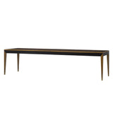 Sonder Living Reform Extendable Dining Table | Black & Rosewood