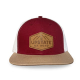 Upstate Of Mind Snapback Hat | Burgundy