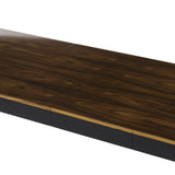 Sonder Living Reform Extendable Dining Table | Black & Rosewood