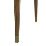 Sonder Living Reform Extendable Dining Table | Black & Rosewood