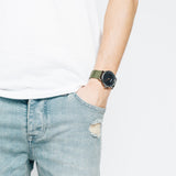 Breda Watches Valor Watch | Gunmetal/Green 1707b