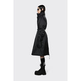 Rains Winter Long Padded Nylon Womens Coat