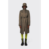 Rains Winter Long Padded Nylon Womens Coat