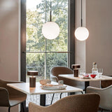 Menu Design Column LED Table Lamp | Bronze