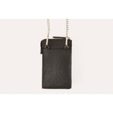 Kiko Leather Crossbody Phone Wallet | Black