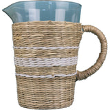 Seagrass Pitcher | White & Sepia Collection