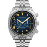Spinnaker Hull Japan Quartz California Chronograph Watch | Fumee Blue / Stainless Steel / Blue / Stainless Steel
