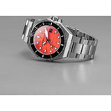 Spinnaker Dumas Japan Automatic 3 Hands Watch | Tangerine / Stainless Steel / Orange / Stainless Steel