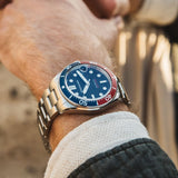 Spinnaker Croft Japan Mid-Size Automatic 3 Hands Watch | Elemental / Stainless Steel / Black / Stainless Steel