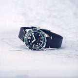 Spinnaker Croft Japan Mid-Size Automatic 3 Hands Watch | Nomad / Stainless Steel / Black / Black