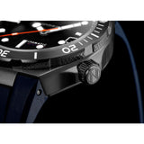 Spinnaker Boettger Japan Automatic NBR 3 Hands Watch | Midnight Blue / Stainless Steel / Blue / Blue