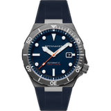 Spinnaker Boettger Japan Automatic NBR 3 Hands Watch | Midnight Blue / Stainless Steel / Blue / Blue