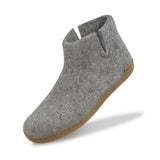 Glerups The Boot with Leather Sole | Grey