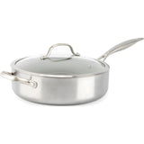GreenPan Venice Pro Evershine Covered Sautepan w/ Helper Handle | 5 Quarts