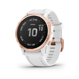 Garmin Fenix 6S Pro GPS Smartwatch Rose Gold - White Band, 010-02159-10