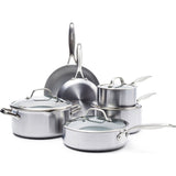 Greenpan Venice Pro Evershine Pots & Pan Set | 10 Pieces