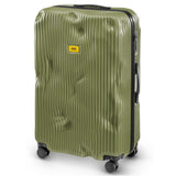 Crash Baggage Stripe Trolley Suitcase - Olive