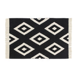 Lorena Canals Diamonds Washable Rug | Black