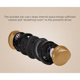 HifiMan HE-R10D Dynamic Version Headphones | Black/Wood