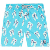 Tom & Teddy Father Son Swimming Trunks | Scuba Blue