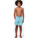 Tom & Teddy Father Son Swimming Trunks | Scuba Blue
