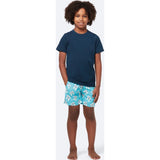 Tom & Teddy Father Son Swimming Trunks | Scuba Blue
