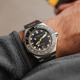 Spinnaker Watch Dumas GMT Automatic | Black Dial with Solid Stainless Steel Band